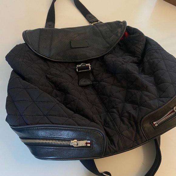 Yohji Yamamoto Y-3 Quilted Backpack with Red Lining main image 8
